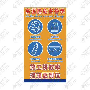 高溫熱危害警示 B 款
